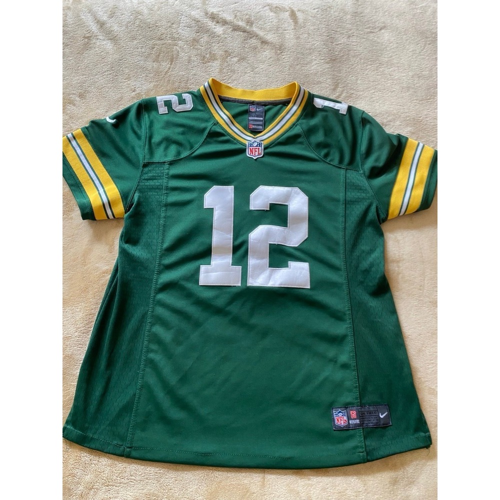 NFL Jersey Green Bay Packers Large 8-10 Rodgers 12 Football s1